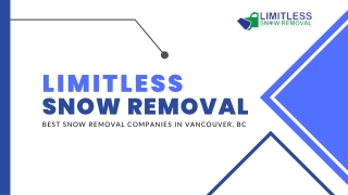 Snow Removal Services in Vancouver
