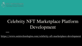 Celebrity NFT Marketplace Platform Development