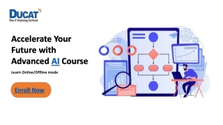 Accelerate Your Future with Advanced Artificial Intelligence Course- Enrol Now