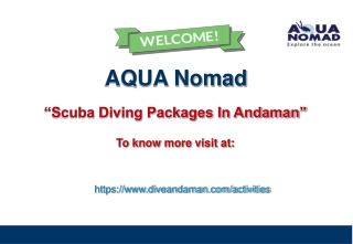 Scuba Diving Packages In Andaman