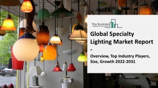 Global Specialty Lighting Market Competitive Strategies and Forecasts to 2031