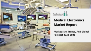 Medical Electronics Industry Outlook, Market Expansion Opportunities