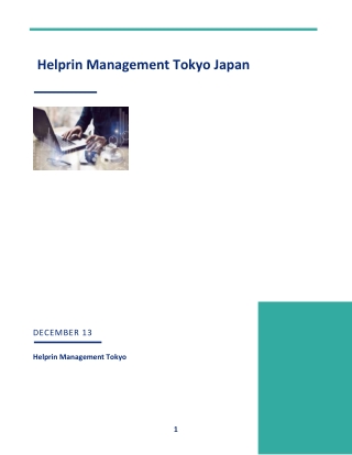 With Helprin Management Japan, Here Are 10 Suggestions For Long-Term Investment Success.