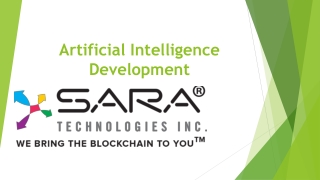 Artificial Intelligence Development Services