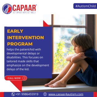 Early intervention program | Best Autism Centre in Bangalore | CAPAAR