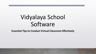 Essential Tips to Conduct Virtual Classroom Effectively