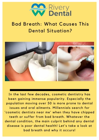 Cosmetic Dentist Near Me - Rivery Dental