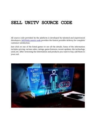 sell-unity-source-code