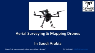 CUSTOM MAPPING DRONES IN SAUDI ARABIA