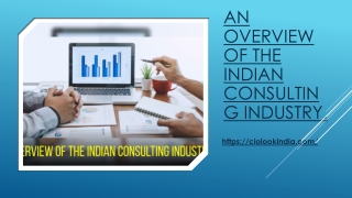 An overview of the Indian consulting industry