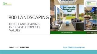 Does Landscaping Increase Property Value