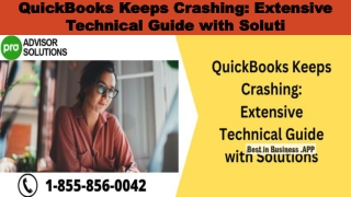 Simple step by step guide to fix QuickBooks keeps Crashing