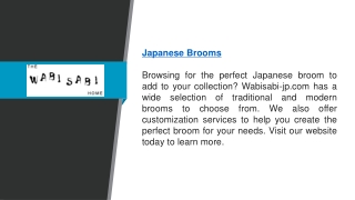 Japanese Brooms   Wabisabi-jp.com