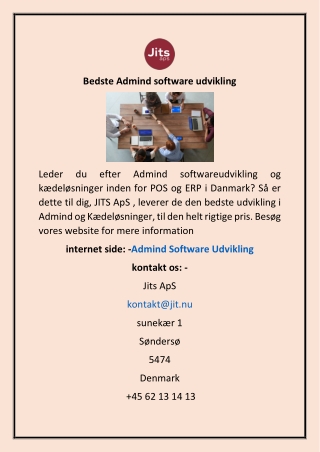 Bedste Admind software udvikling