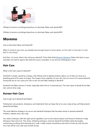 Moremo Shampoo