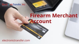 Firearm Merchant Account