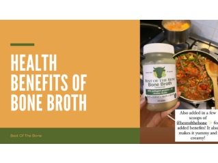 Health Benefits of Bone Broth