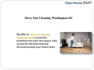 Move Out Cleaning Washington DC
