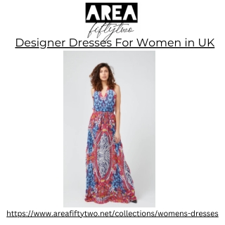 Designer Dresses For Women Online in UK