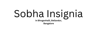 Sobha Insignia Bhoganhalli Bellandur Bangalore E brochure