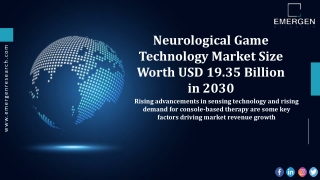 Global Neurological Game Technology Market to Experience Significant Growth