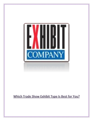 Trade show display Rentals