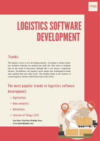 Logistics Software Development Trends Now Days.