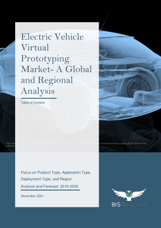 Electric Vehicle Virtual Prototyping Market