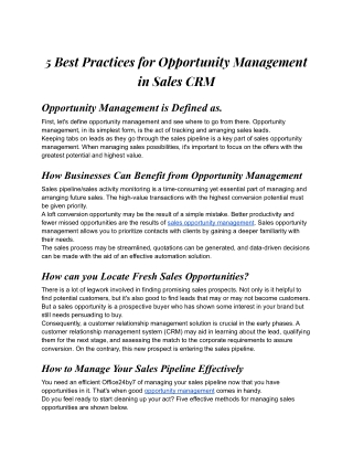 5 Best Practices for Opportunity Management in Sales CRM.docx