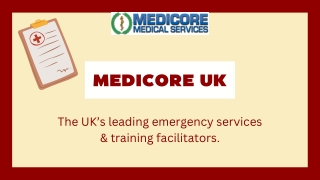 Medicore UK