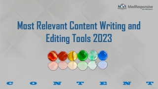 Most Relevant Content Writing and Editing Tools 2023