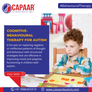Cognitive Behavioural Therapy | Best Autism Treatment in Bangalore | CAPAAR