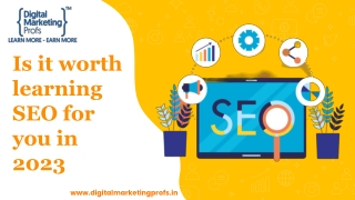 Is it worth learning SEO for you in 2023