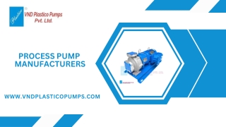 Process Pump Manufacturers