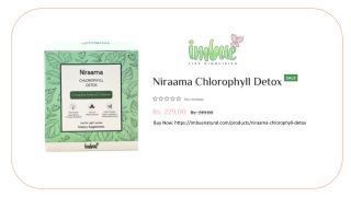 Imbue's Best Niraama Chlorophyll Detox
