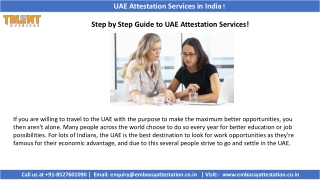 Know about the UAE Attestation Services