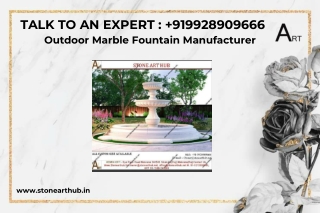 Outdoor Marble Fountain Manufacturer - Call Now 9928909666