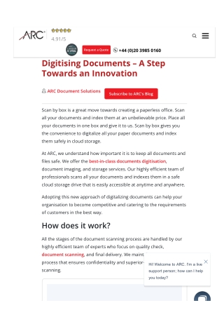 How Digitising Documents Can Help Your Organisation Succeed