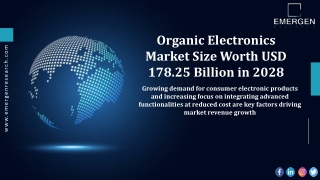 Organic Electronics Market Revenue, Trends, Market Share Analysis, and Forecast