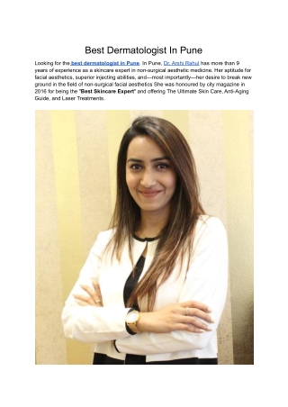 Best Dermatologist In Pune