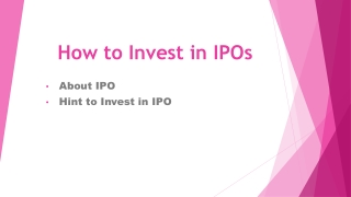 What is an IPO? How to Invest in IPO? | Motilal Oswal