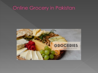 Online Grocery in Pakistan