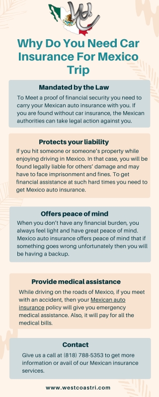 Why Do You Need Car Insurance For Mexico Trip