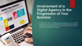 Involvement of a Digital Agency in the Progression of Your Business