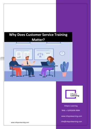 Why Does Customer Service Training Matter?
