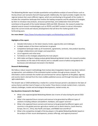 Biobanking Market Share, Size, Growth, Trends and Forecast