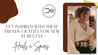 Get Inspired With These Trendy Outfits For New Year's Eve