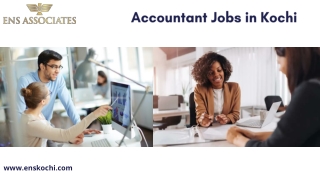 Enskochi- Accountant Jobs in Kochi