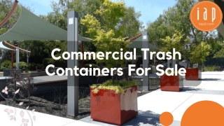 Commercial Trash Containers For Sale