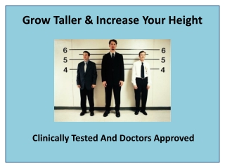 Grow Taller & Increase Your Height